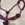 Cabezada nudos color burdeos, talla única - Imagen 2