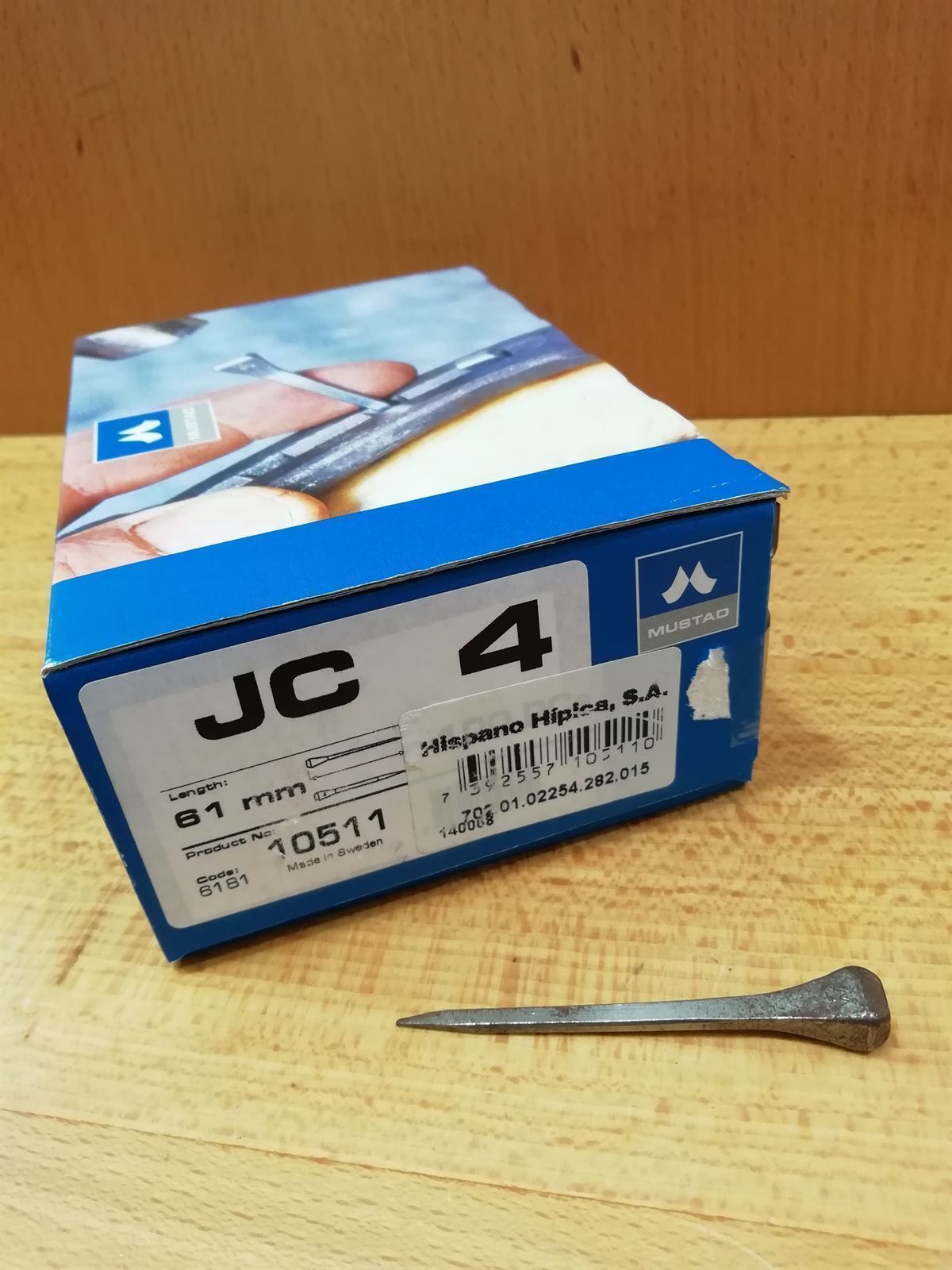 Caja clavos MUSTAD JC 4 (100 unidades) - Imagen 2