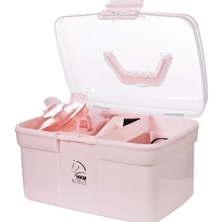 Caja útiles de limpieza HKM Sports Equipment, color rosa - Imagen 1