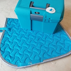 Caja útiles limpieza azul turquesa - Imagen 2