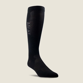 Calcetines ARIAT finos ARIATTEK RADIANT color negro con cristales TALLA 36,5/42 (par) - Imagen 1