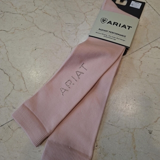 Calcetines ARIAT finos ARIATTEK RADIANT color rosa sepia con cristales TALLA 36,5/42 (par) - Imagen 1