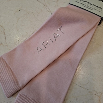 Calcetines ARIAT finos ARIATTEK RADIANT color rosa sepia con cristales TALLA 36,5/42 (par) - Imagen 2