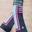 Calcetines ARIAT finos ARIATTEK SLIMLINE color gris/rosa neón TALLA 36,5-42 (par) - Imagen 1