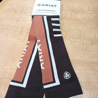 Calcetines ARIAT finos ARIATTEK SLIMLINE color marrón/teja TALLA 36,5/42 (par) - Imagen 1