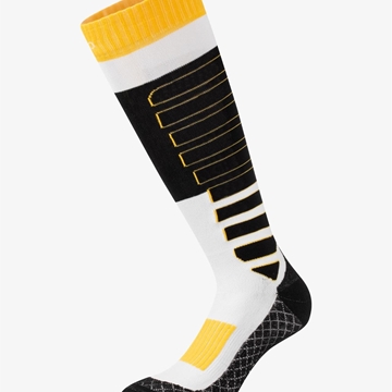 Calcetines EQUESTRO Carbon color negro/amarillo /blanco TALLA 39-42 - Imagen 2