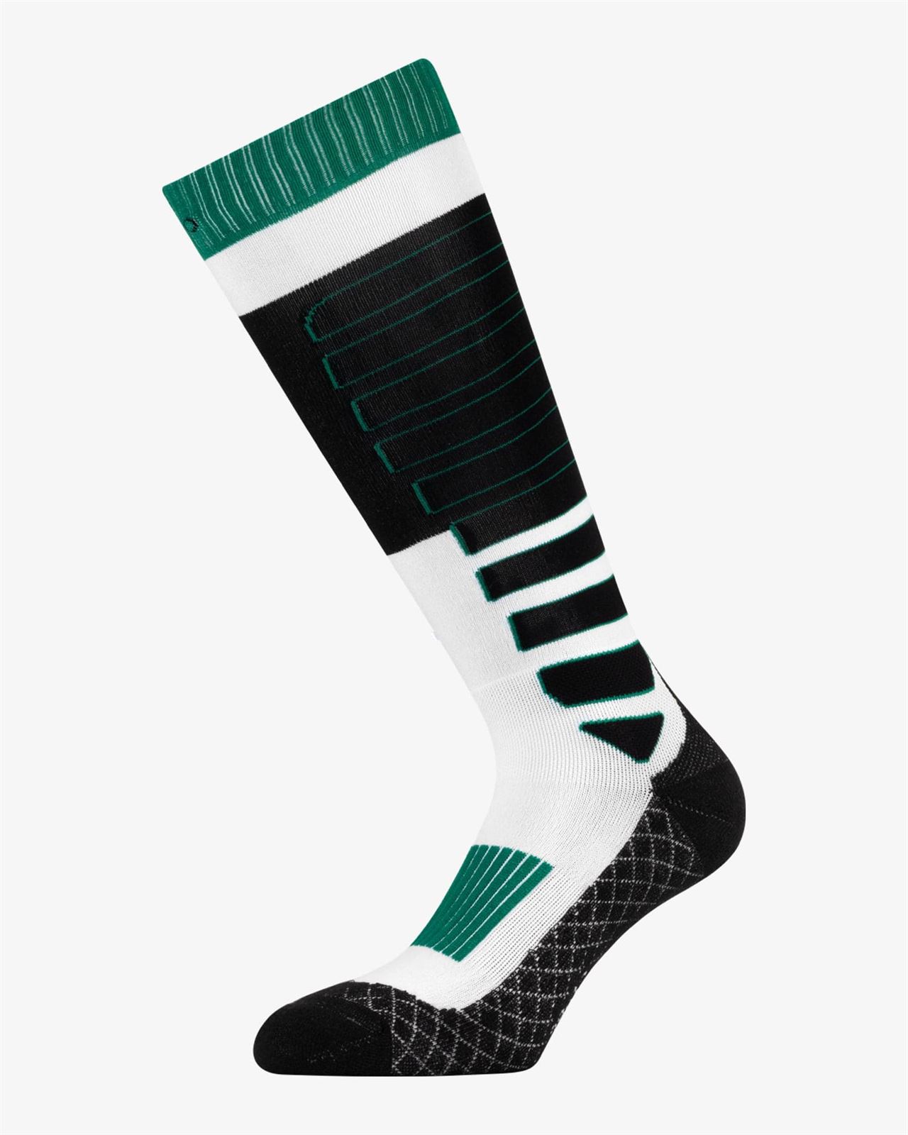 Calcetines EQUESTRO Carbon color negro/verde /blanco TALLA 39-42 - Imagen 2