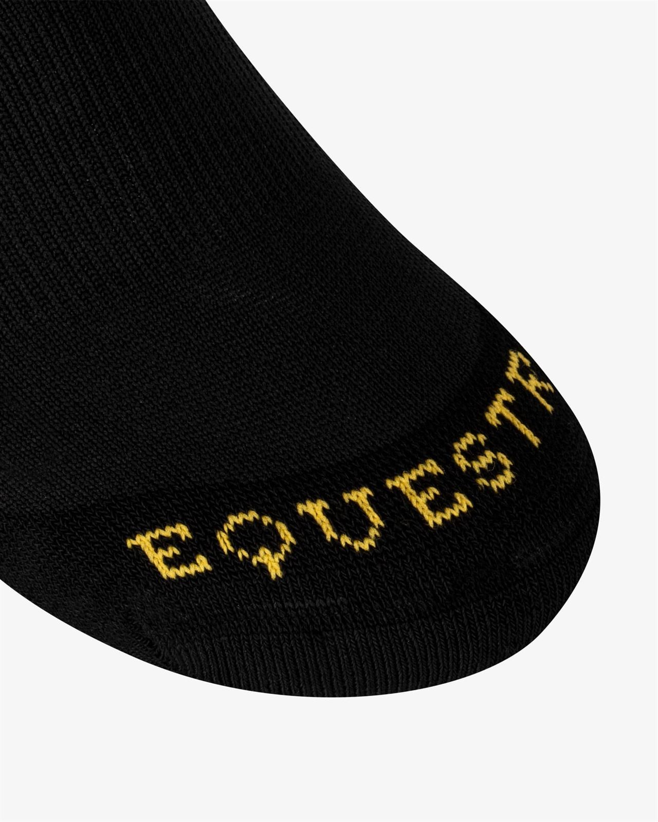 Calcetines EQUESTRO técnico con logo color negro/amarillo TALLA 35-38 - Imagen 4