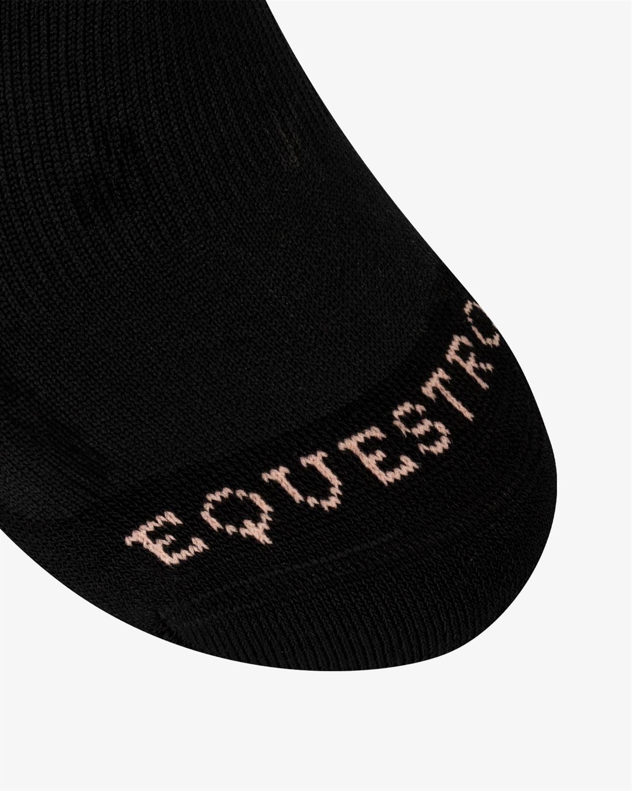 Calcetines EQUESTRO técnico con logo color negro/rosa TALLA 35-38 - Imagen 4