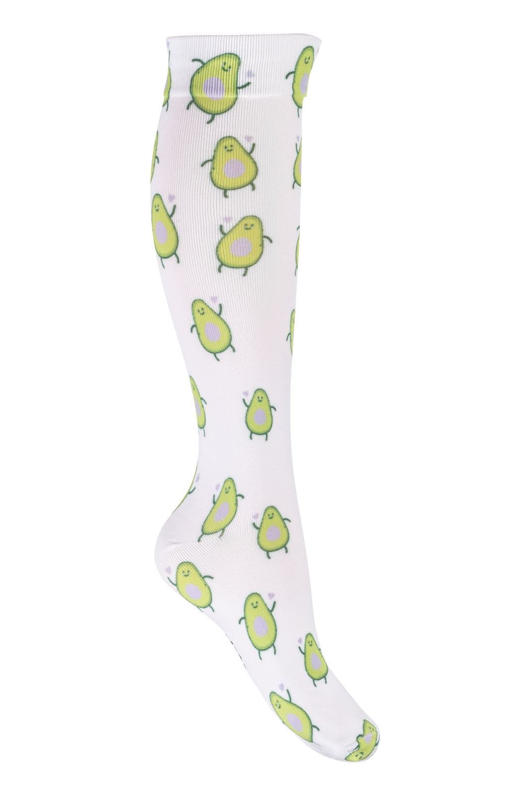 Calcetines finos HKM Sports Equipment estampado aguacates talla 35/38 - Imagen 1