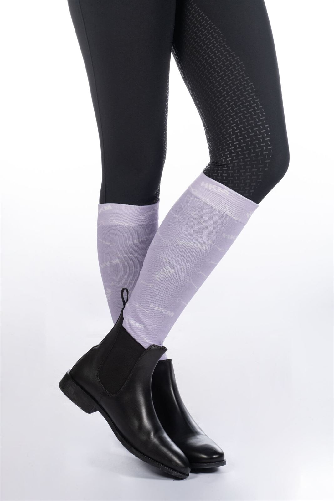Calcetines finos HKM Sports Equipment Mellow color lavanda TALLA 35/38 - Imagen 2