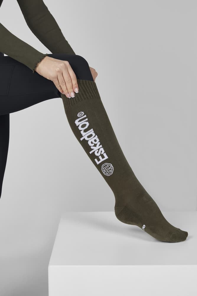 Calcetines gorditos ESKADRON color verde kaki TALLA M (38-40) - Imagen 2