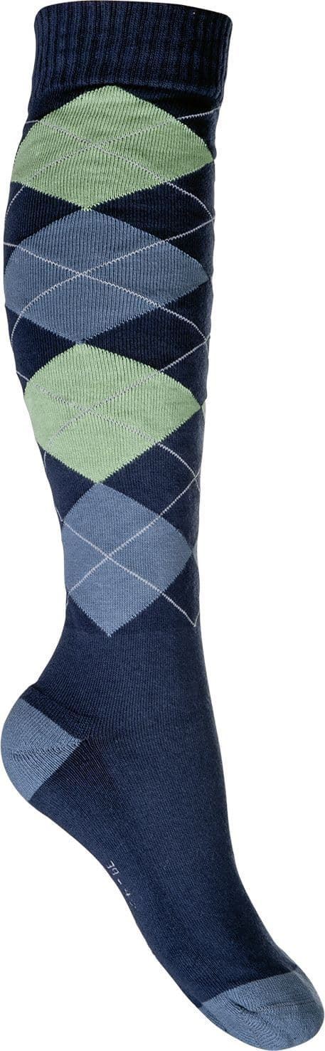 Calcetines gorditos HKM Sports Equipment color azul/verde talla 43/46 - Imagen 1