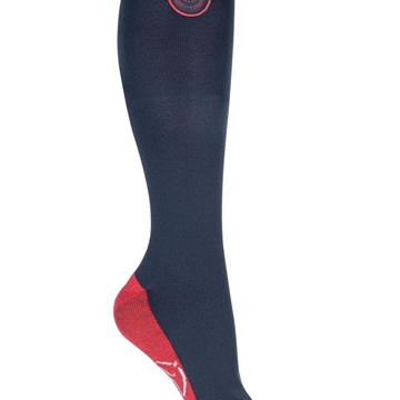 Calcetines HKM Sports Equipment Aruba color azul marino/rojo talla 35/38 - Imagen 1