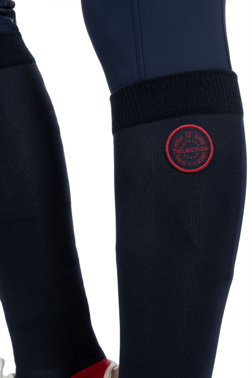 Calcetines HKM Sports Equipment Aruba color azul marino/rojo talla 35/38 - Imagen 2