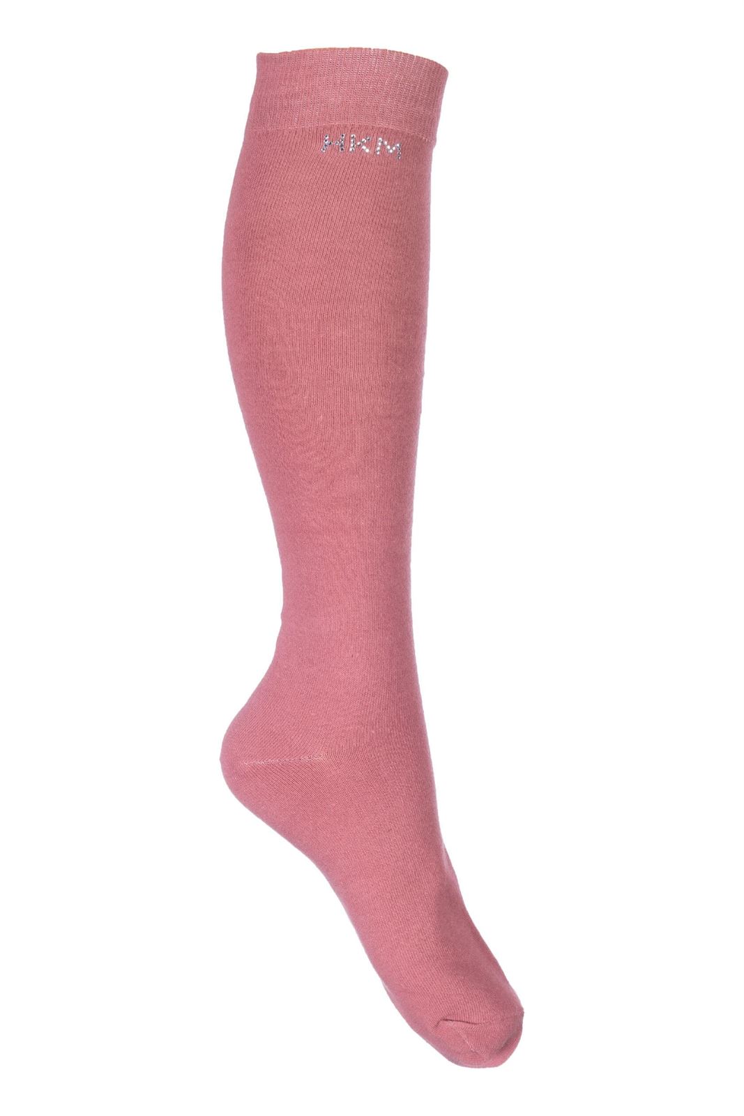 Calcetines HKM Sports Equipment Hamburg color terracota con cristales TALLA 35/38 - Imagen 1