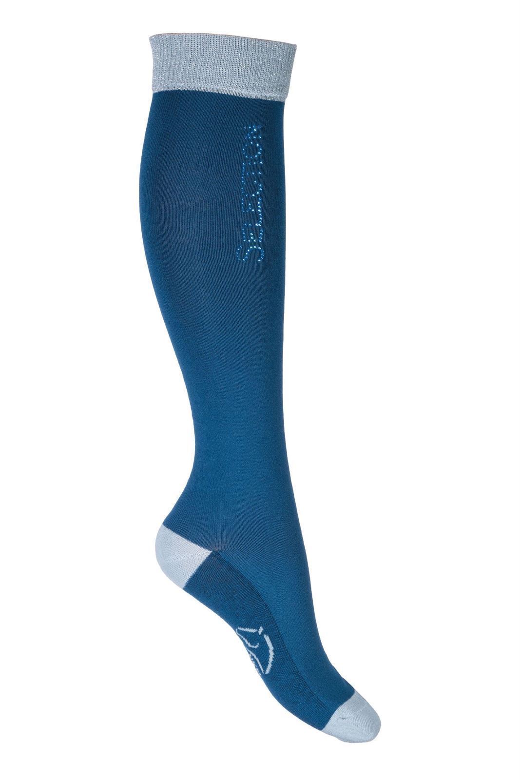 Calcetines HKM Sports Equipment Port Royal color azul petróleo TALLA 35/38 - Imagen 2