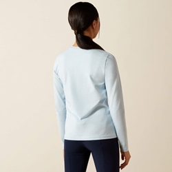 Camiseta Ariat niñ@ unisex Happy color azul celeste - Imagen 2