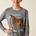 Camiseta Ariat niñ@ unisex Pony color gris manga larga TALLA 8 AÑOS - Imagen 1
