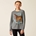 Camiseta Ariat niñ@ unisex Pony color gris manga larga TALLA 8 AÑOS - Imagen 2