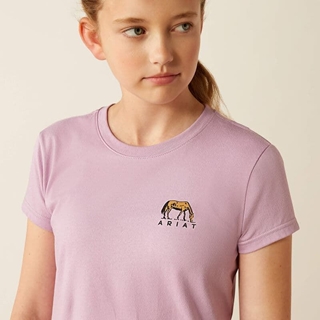 Camiseta Ariat niña Meadow Pony lavanda TALLA 14 AÑOS (talla XL infantil) - Imagen 2
