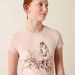 Camiseta Ariat niña/mujer Ethereal color rosa sepia - Imagen 1