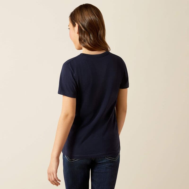 Camiseta Ariat UNISEX Caballo/Perro azul marino TALLA 14 AÑOS (talla XL infantil) - Imagen 2