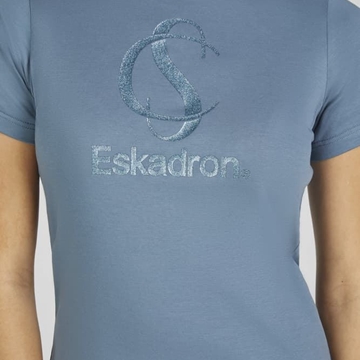 Camiseta ESKADRON mujer classic sport color azul grisáceo TALLA M - Imagen 2