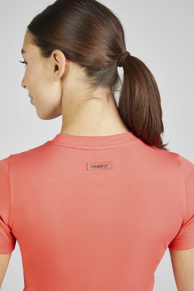 Camiseta ESKADRON mujer classic sport color coral - Imagen 3