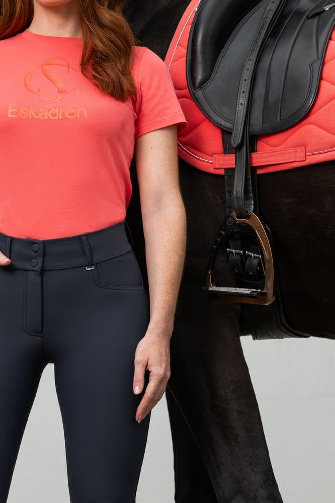 Camiseta ESKADRON mujer classic sport color coral - Imagen 5