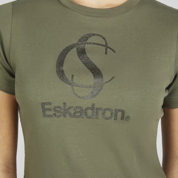 Camiseta ESKADRON mujer classic sport color oliva TALLA S - Imagen 2