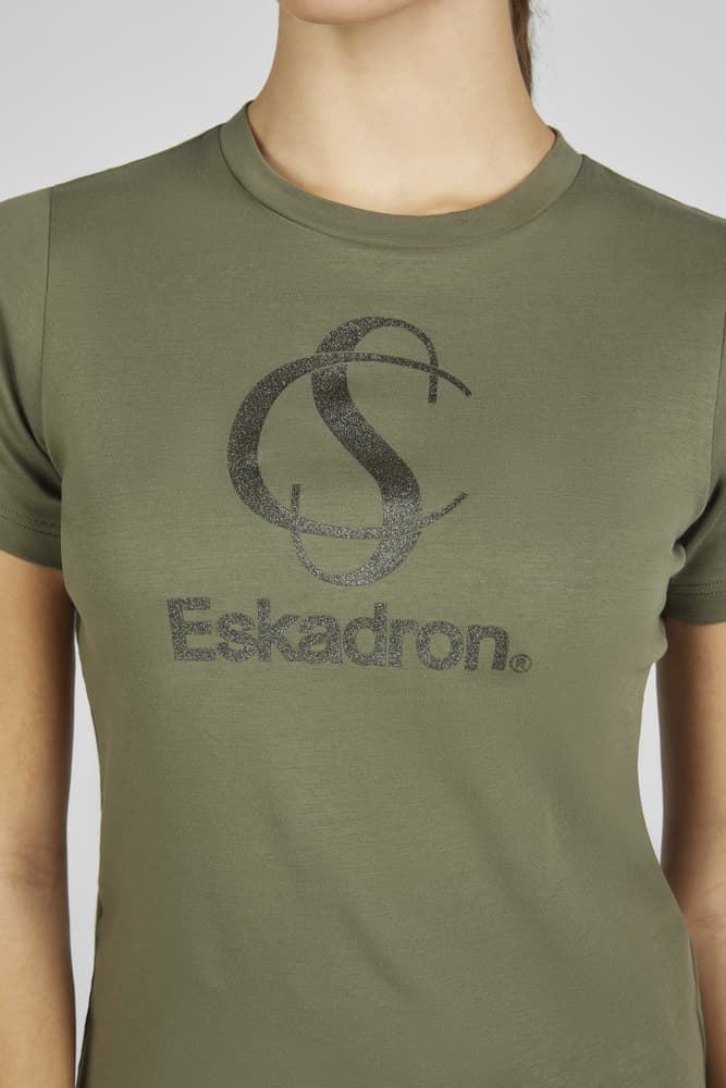 Camiseta ESKADRON mujer classic sport color oliva - Imagen 2