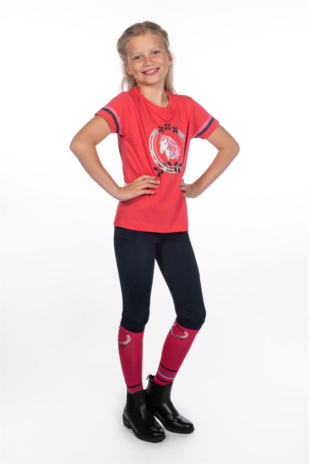 Camiseta HKM Sports Equipment Aymee color rosa - Imagen 5