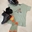 Camiseta HKM Sports Equipment Grace verde cabeza caballo TALLA 164 (11-13 años) - Imagen 2