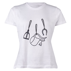 Camiseta HKM Sports Equipment mujer Elements color blanco - Imagen 1