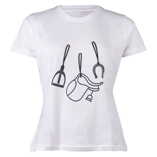 Camiseta HKM Sports Equipment mujer Elements color blanco - Imagen 1