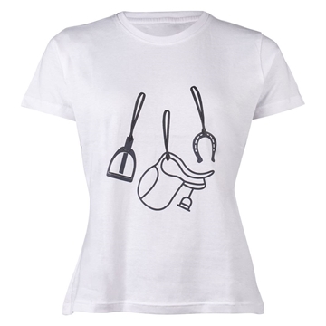 Camiseta HKM Sports Equipment mujer Elements color blanco - Imagen 1