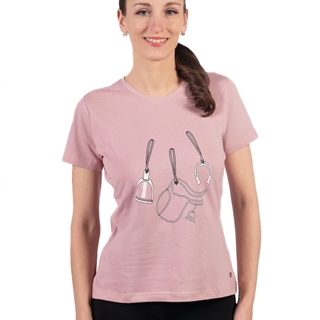 Camiseta HKM Sports Equipment mujer Elements color rosa - Imagen 1