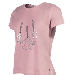 Camiseta HKM Sports Equipment mujer Elements color rosa - Imagen 2