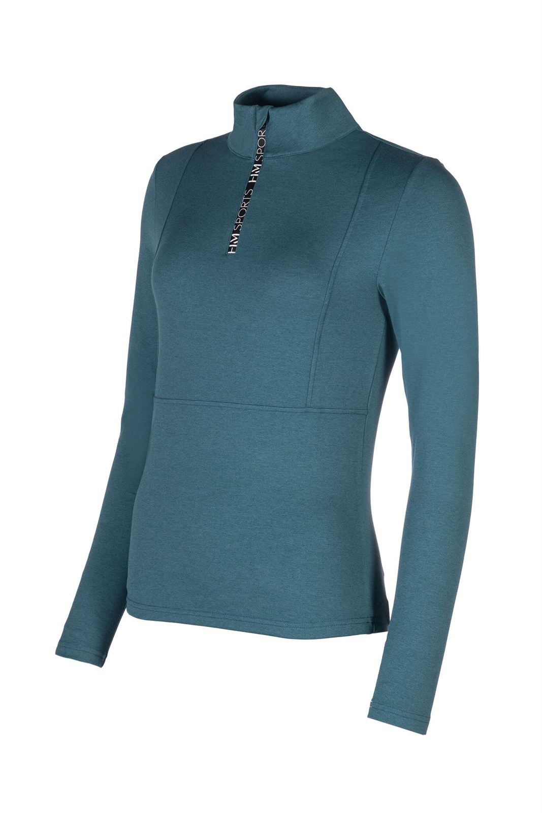 Camiseta HKM Sports Equipment mujer Supersoft color petróleo - Imagen 3