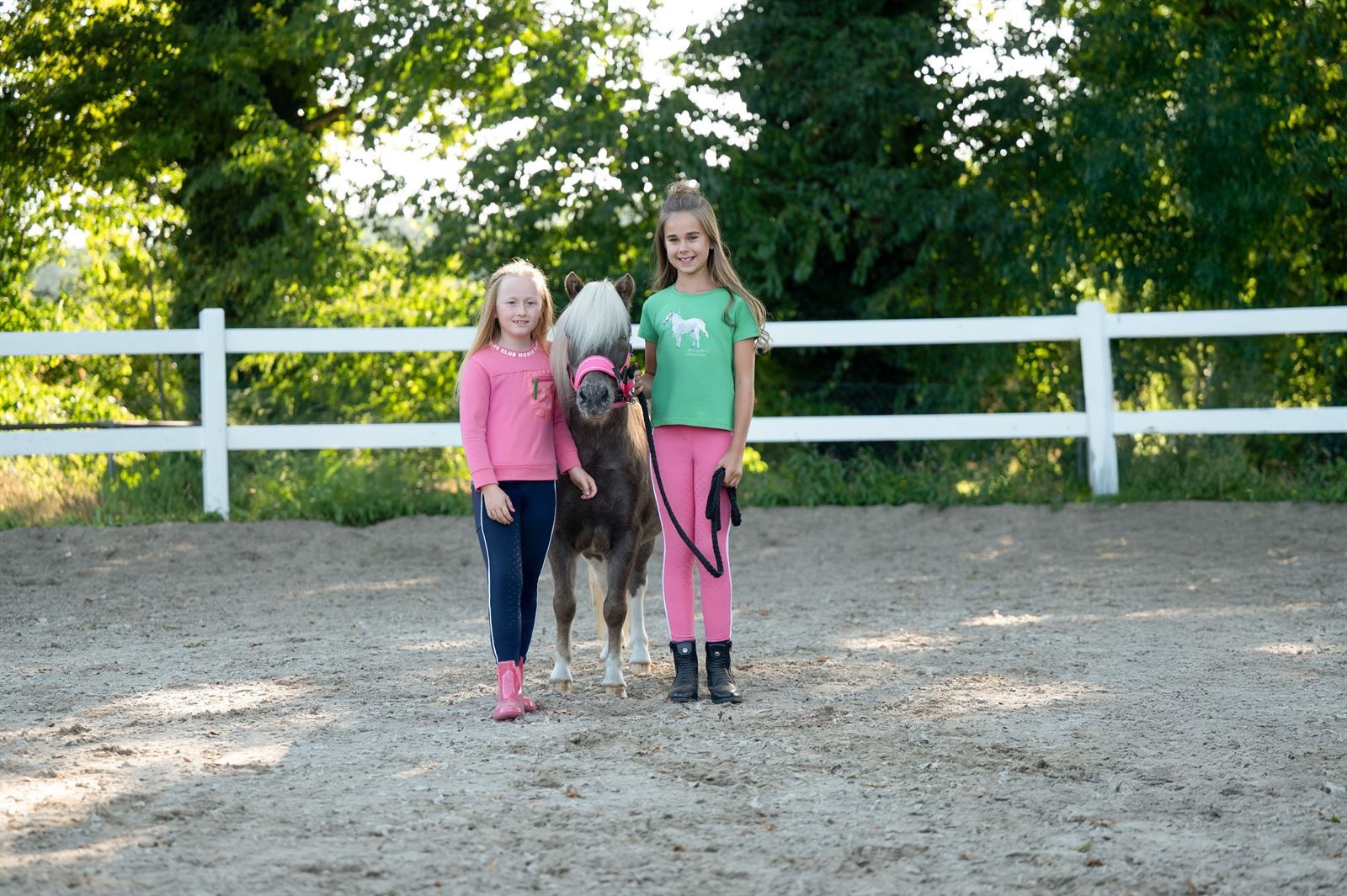 Camiseta HKM Sports Equipment niña color verde caballo TALLA 152 (9-11 años) - Imagen 4