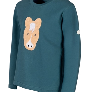 Camiseta HKM Sports Equipment niños unisex Amina color petróleo TALLA 122/128 (6-7 años) - Imagen 2