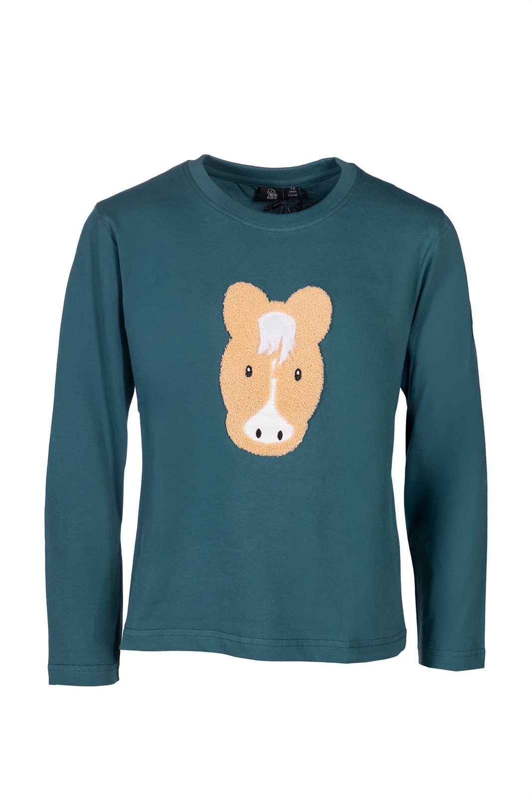 Camiseta HKM Sports Equipment niños unisex Amina color petróleo TALLA 134/140 (7-9 años) - Imagen 1