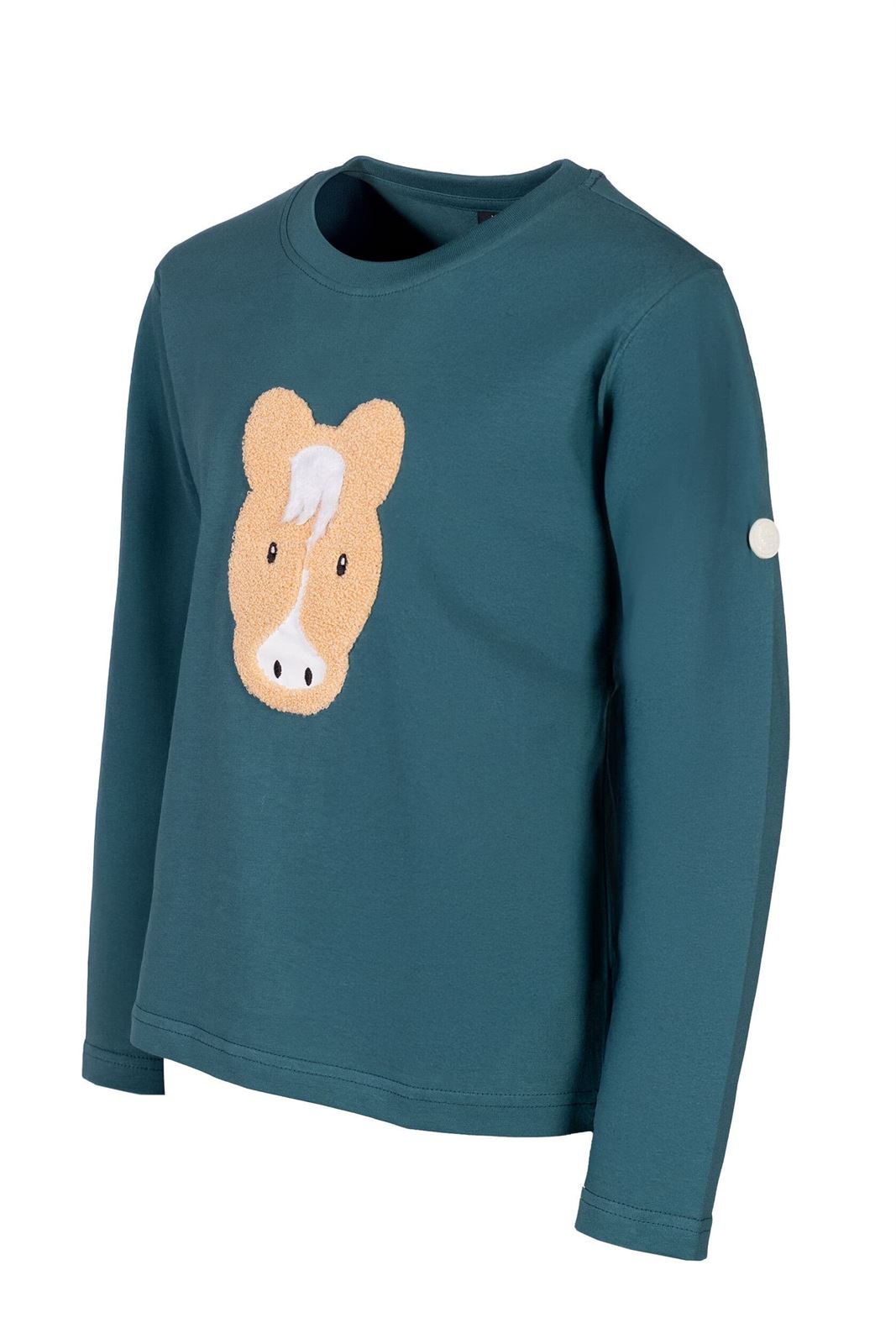 Camiseta HKM Sports Equipment niños unisex Amina color petróleo TALLA 134/140 (7-9 años) - Imagen 2