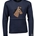 Camiseta HKM Sports Equipment unisex azul marino caballo peluche TALLA 6-7 años - Imagen 1
