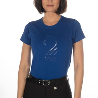 Camiseta LAURIA GARRELLI Livigno Horse Head azul royal - Imagen 1