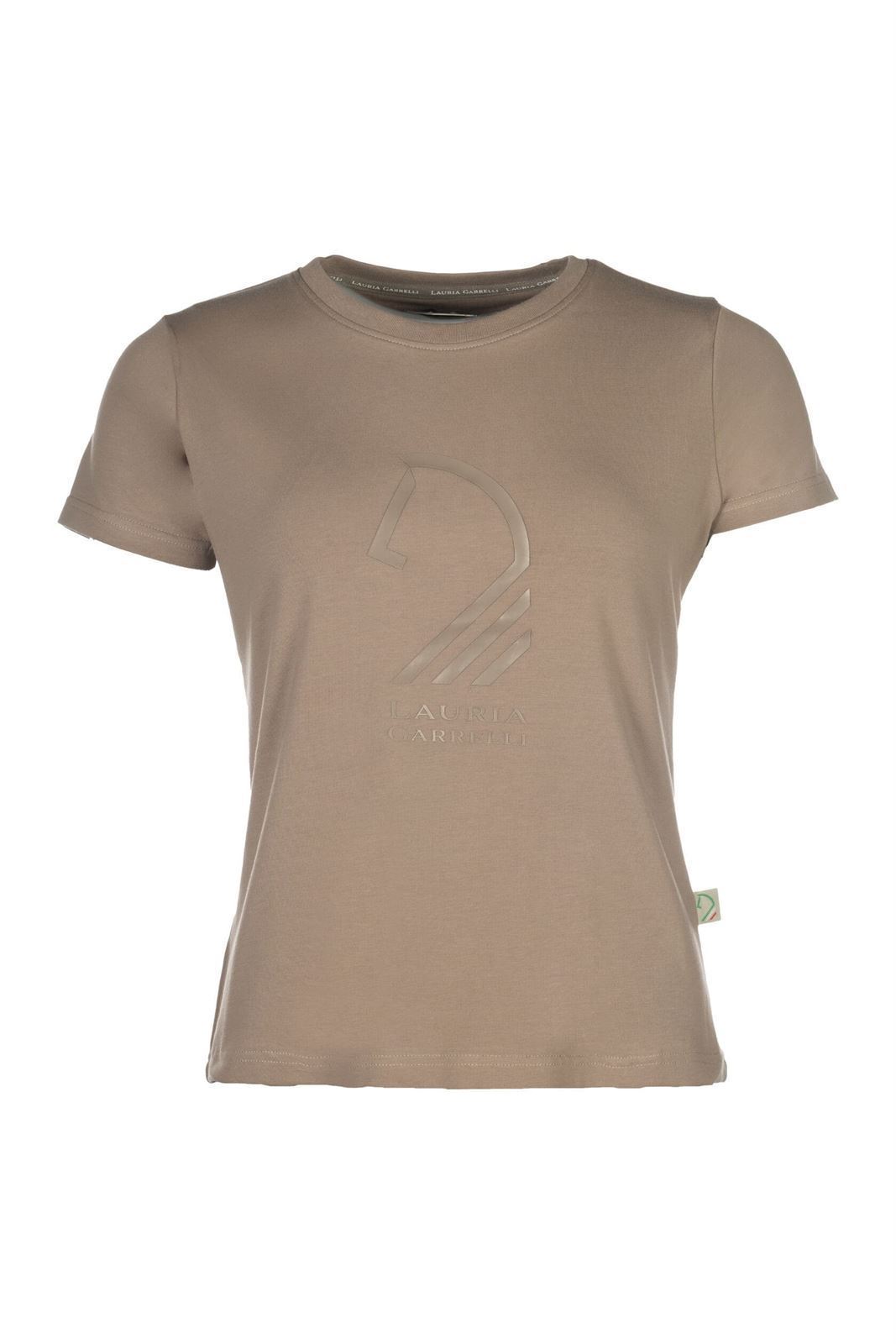 Camiseta LAURIA GARRELLI Livigno Horse Head color taupe TALLA M - Imagen 1