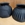 Campana caucho con velcro color negro (par) - Imagen 1