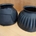 Campana caucho con velcro color negro (par) - Imagen 1