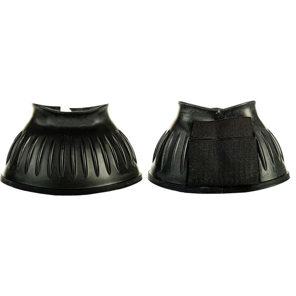 Campana caucho HKM Sports Equipment con cierre de velcro, color negro, talla XXL (par) - Imagen 1